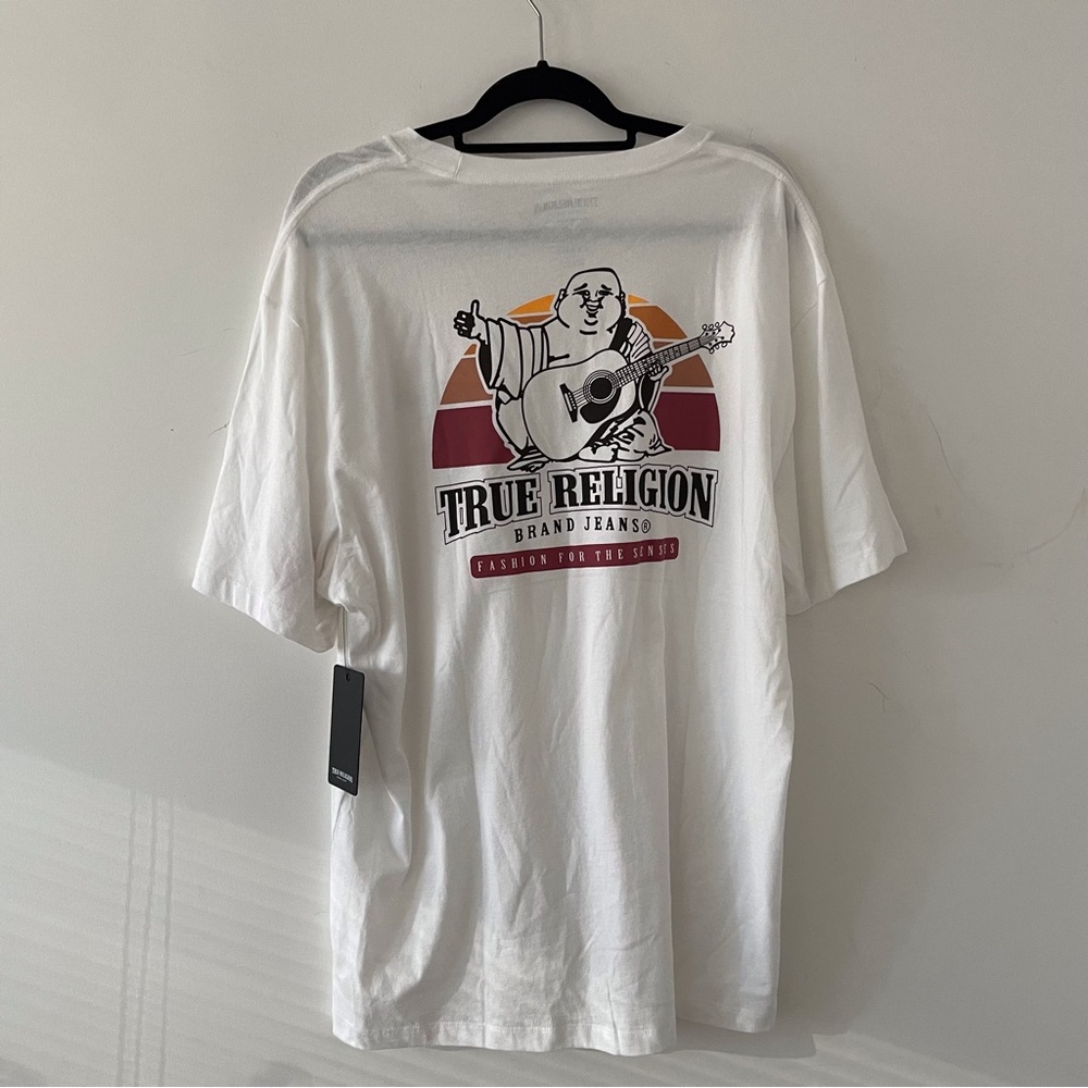 Men’s True Religion Buddha Sunrise Crew Tee Size 3XL